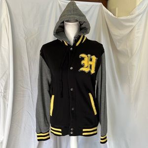 Hufflepuff button up hoodie